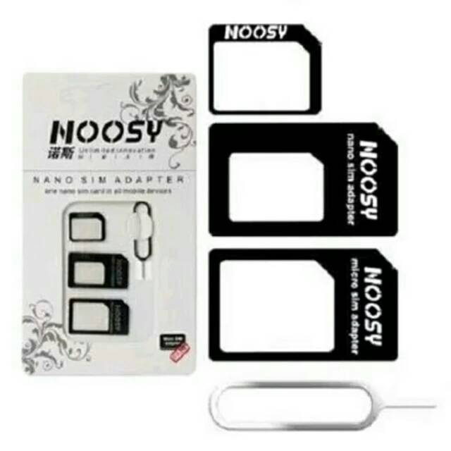 NOSY NANO SIM ADAPTER  / RUMAH KARTU MEMORY CARD / MICRO SIM CARD NOSY ADAPTOR