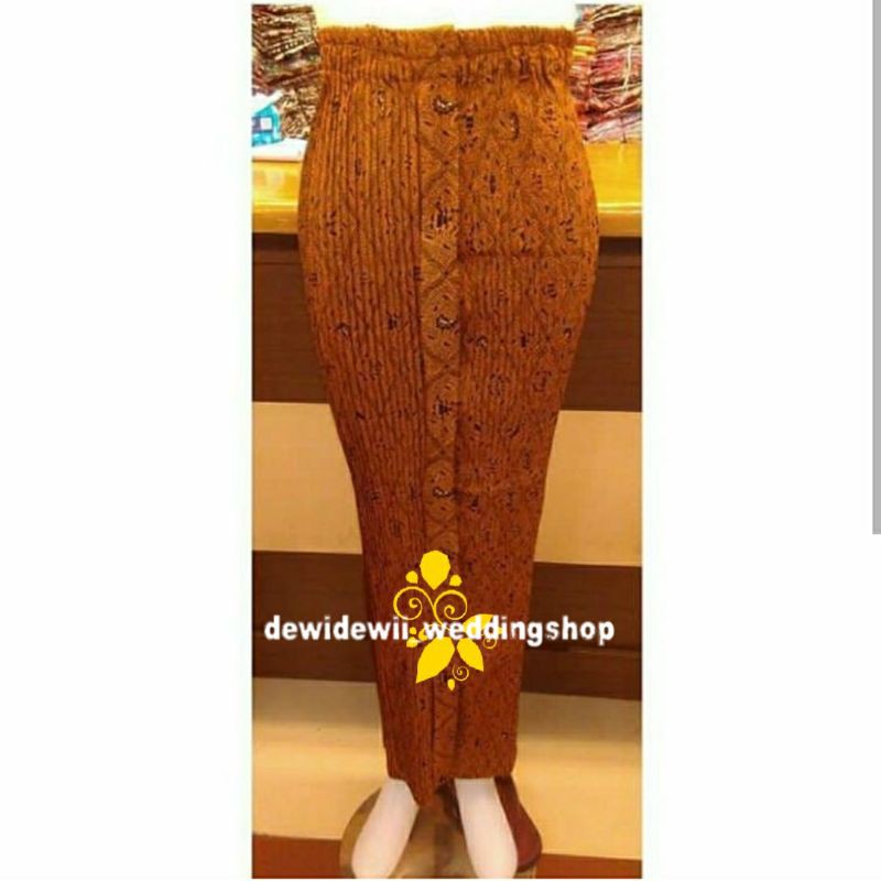 Rok Plisket Wiru/ Rok Bawahan Kebaya, Motif Sido Mukti