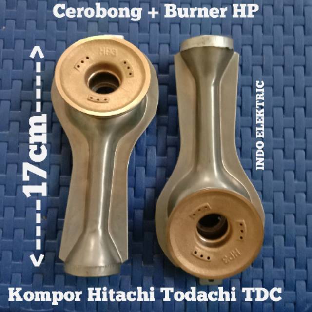 CEROBONG BURNER KUNINGAN HP3 KOMPOR GAS HITACHI TODACHI TDC