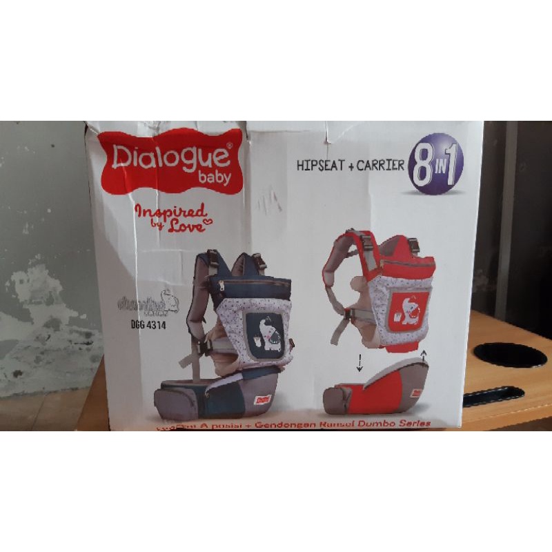 Gendongan bayi hipseat (Dialogue hipseat & carier)