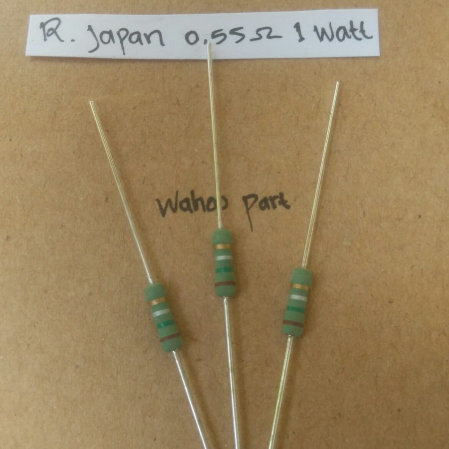 Resistor 0,15 ohm Japan 1 watt 5% (10 pcs)