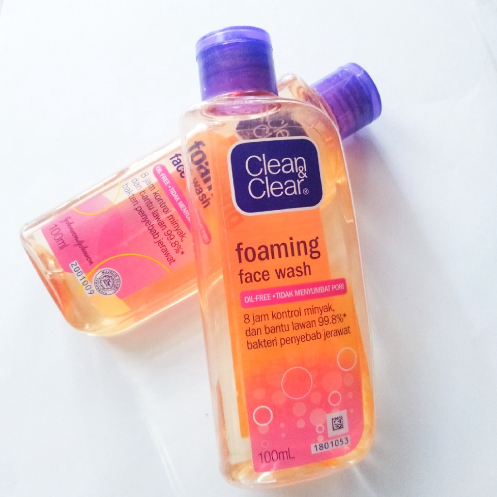 [Twin Pack] Clean and Clear Foaming Facial Wash  2x100ml [isi2pc]