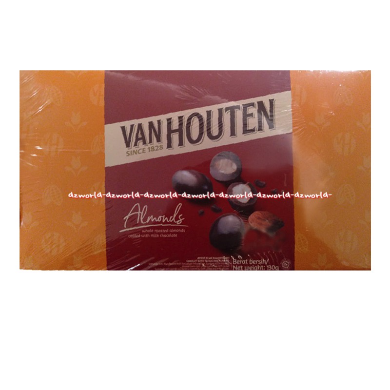 VanHouten Assortment Almond 130gr Cashew Coklat Bulat Kacang Van Houten Chocolate Van Houten