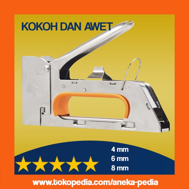 

Hawtho | [KOKOH AWET] Steples Tembak Multifungsi Kayu dan Jok Motor Murah Baru