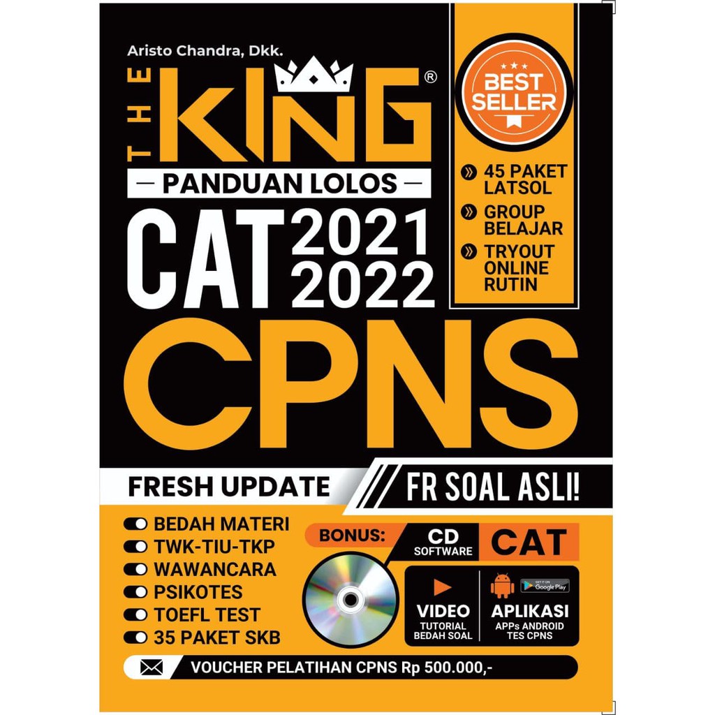 Buku The King Panduan Lolos CAT CPNS 2021-2022 (Forum Edukasi)-2