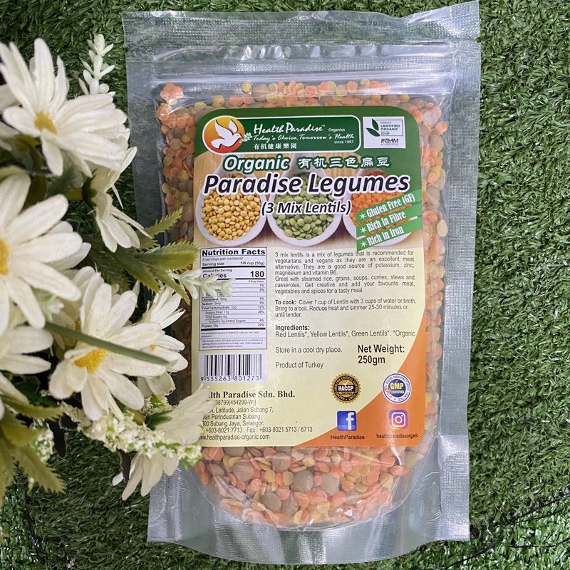 HP Organic Paradise Legumes 250gr