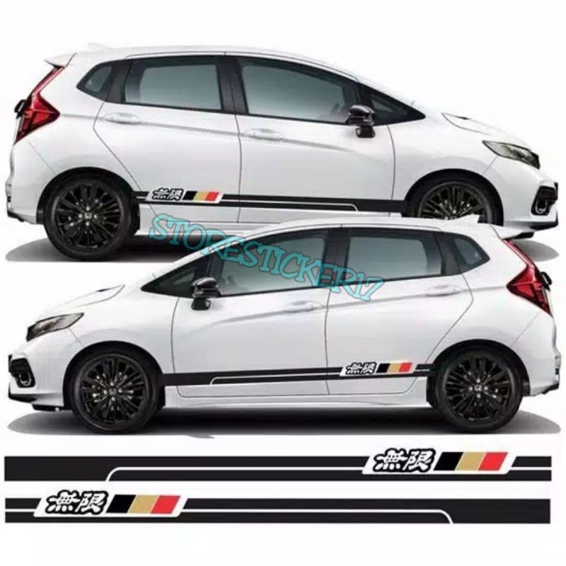 promo sticker jazz stiker mobil honda jazz mugen