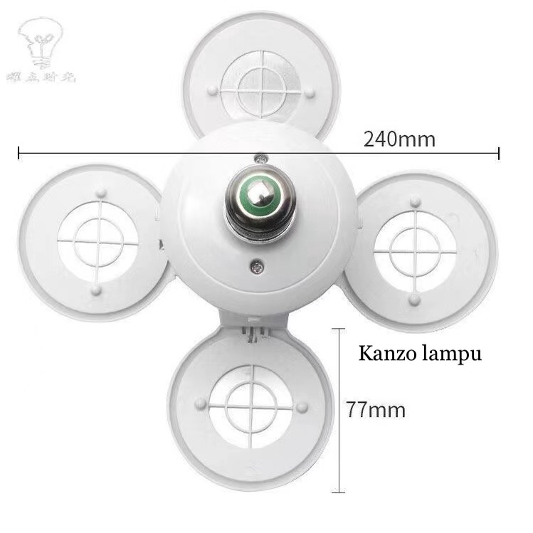 &lt;SUPER TERANG&gt; FOOTBALL LAMP LED BOLA 60WATT E27 WHITE