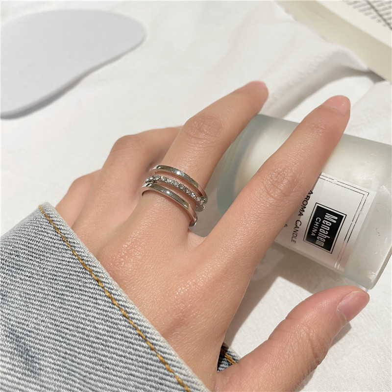 Korean Ring Female New Ring Ins Fashion Simple DIY Ring DIY Set Ornament Accessories Gift