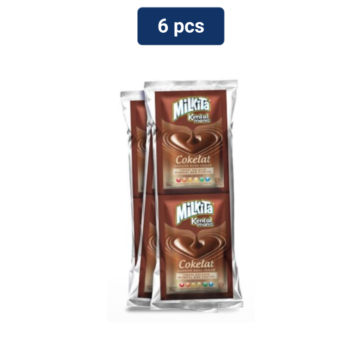 

Milkita Kental Manis Chocolate Bag 6 pcs