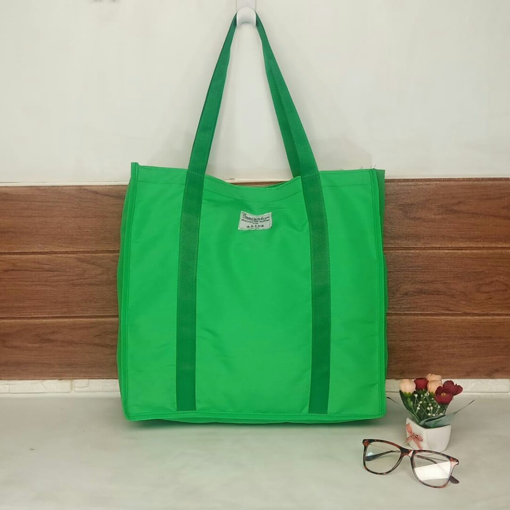 TOTEBAG WANITA/SHOPPING BAG LIPAT BESAR BUAT TAS BELANJA TAS LAUNDRY JUMBO BISA CUSTOM SABLON