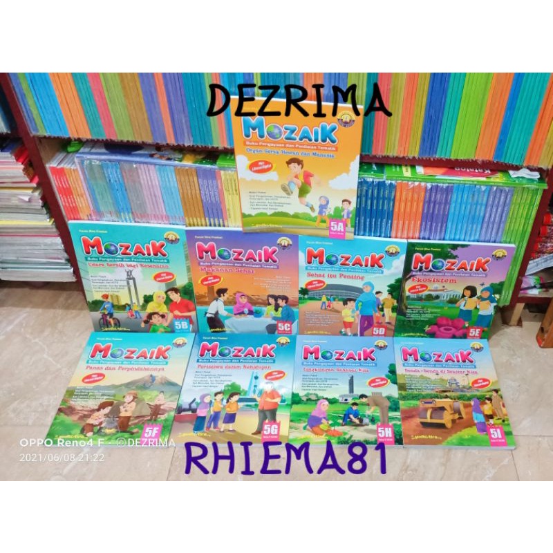 Mozaik 5 A B C D E F G H I Kelas 5 SD - Yudhistira