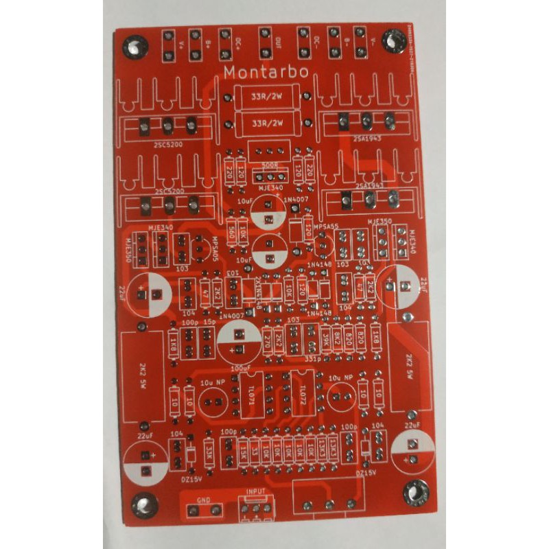 PCB MONTARBO DUALLAYER