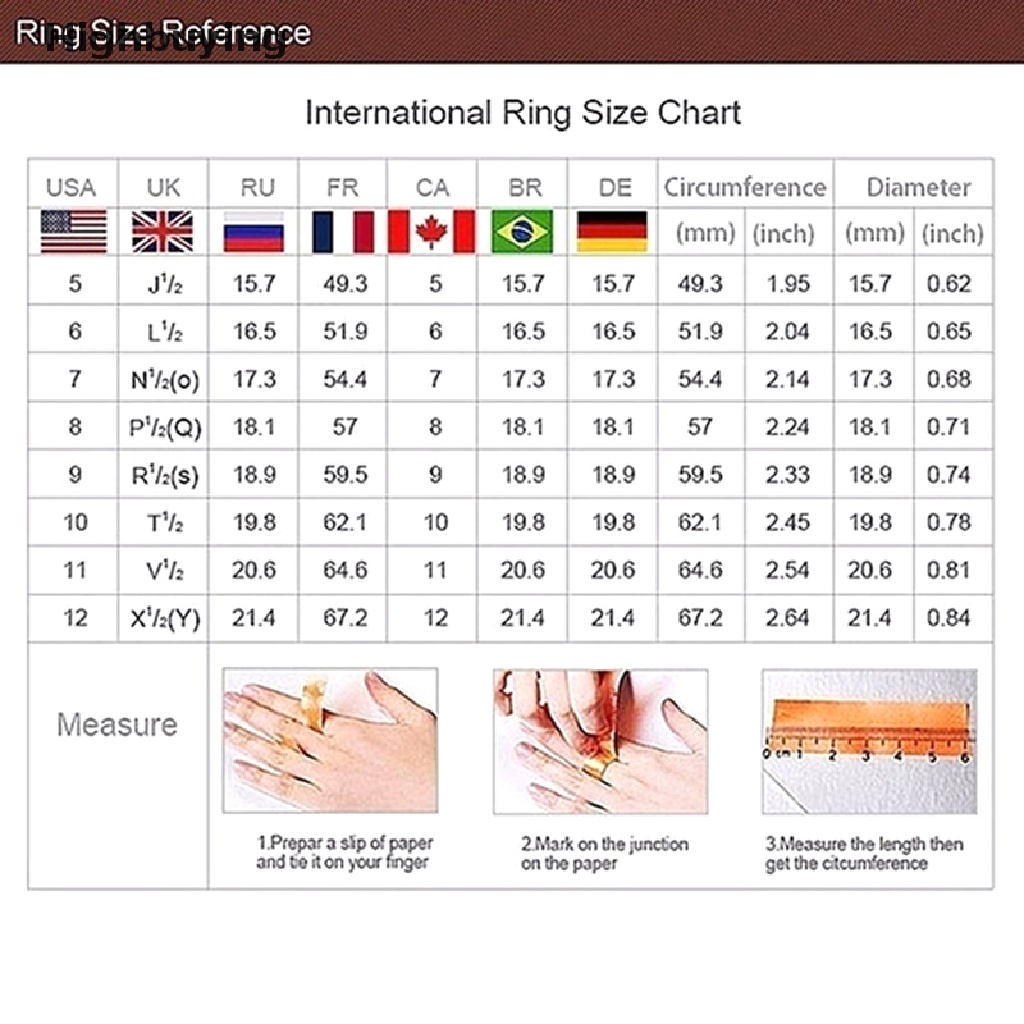 1 Pc Cincin Kristal Zircon Berlian Batu Permata Logam Model Rongga Untuk Hadiah Perhiasan Pernikahan Wanita Glory