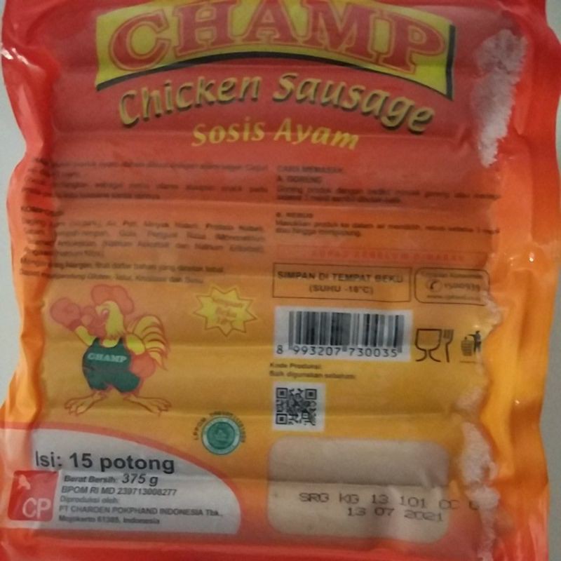 

Sosis Ayam Champ 375grm