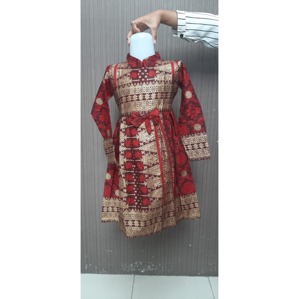 GAMIS ANAK ANISA  DAN MALIKA SONGKET/ COUPLE ANISA