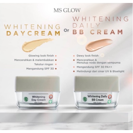 MS Glow Whitening Daily BB Cream / ACNE DAILY BB CREAM MS GLOW