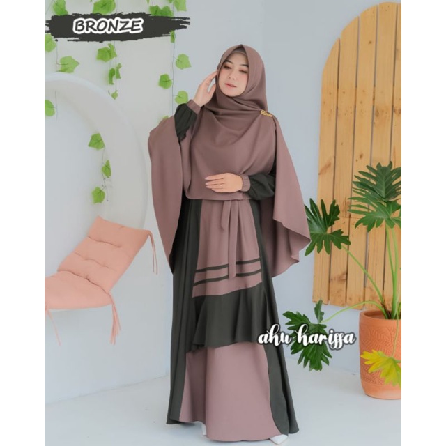 Gamis murah Sofia Set Syar'i Original By Aku Karissa Terbaru 2022