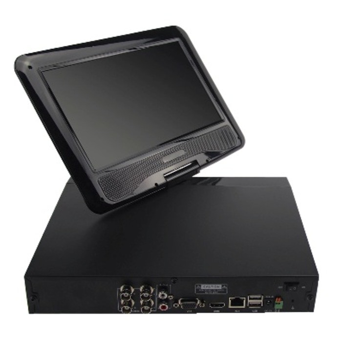 DVR H.264 CCTV 4CH + MONITOR 10INCH (Analog + IP)