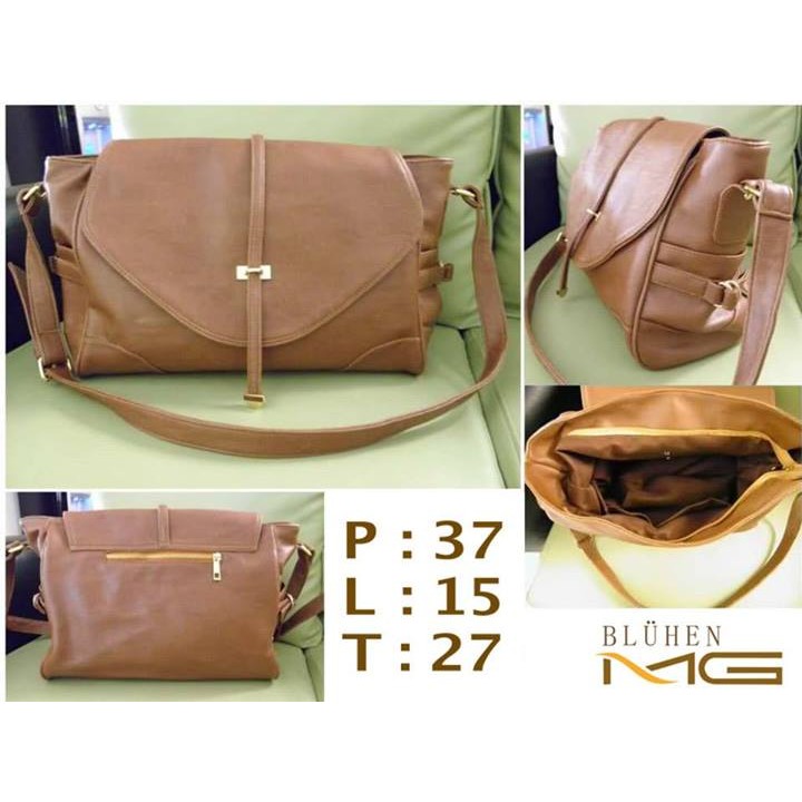 Tas Mango POSTMAN  Impor Leather anti ngelupas