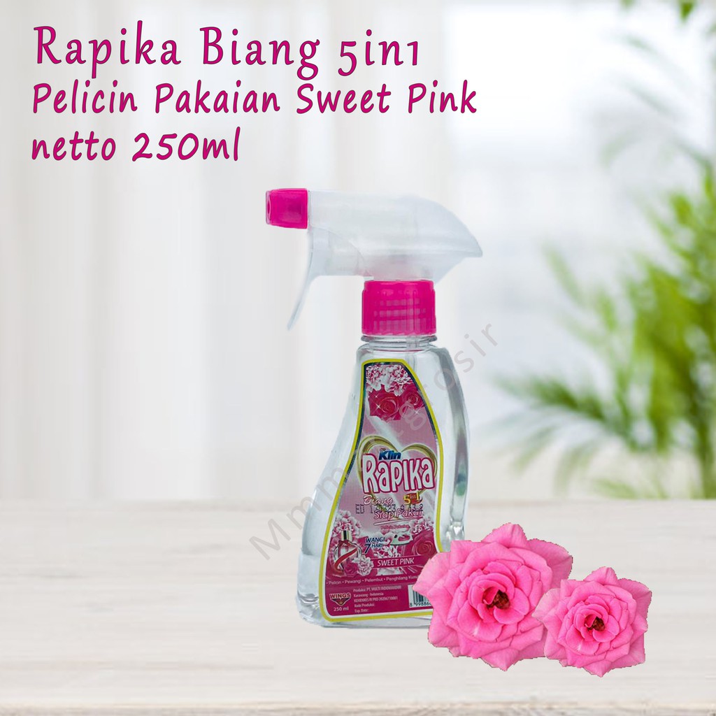 Rapika Biang 5in1 Botol/ Pelicin Pakaian / Sweet Pink / 250ml