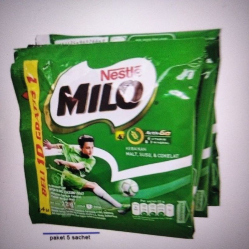 

milo sachet isi 5