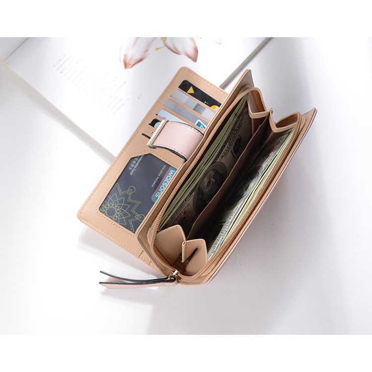 Dompet Wanita Lucu Korean Style Lipat Original Asli Tali U9J1 Kondangan Premium Untuk Hp Import Dewa