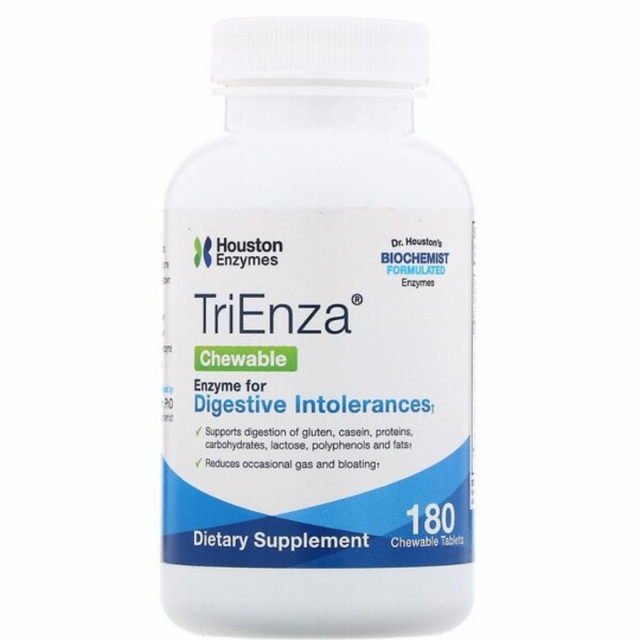 Houston Enzymes TriEnza Chewable 180 Chewable Tablets