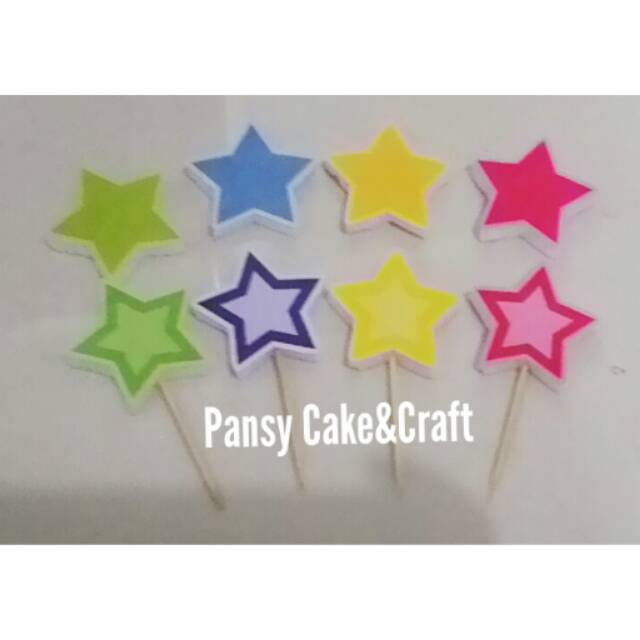 Cake/cupcake Topper Stars