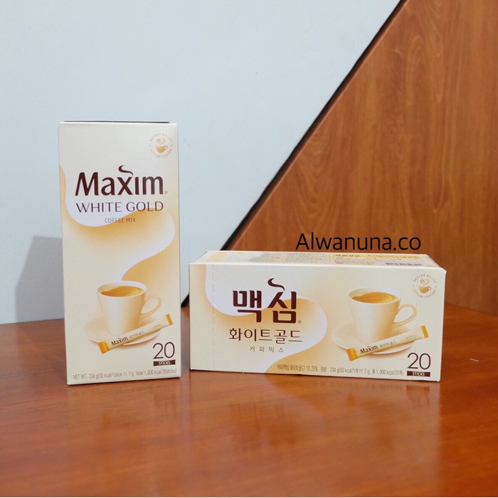 

Minuman Kopi Instan Maxim White Gold Coffee