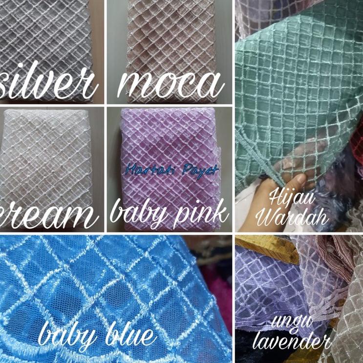 [KODE HHMSG] Tulle Kotak / Tile Kotak / Brukat Jaring / Tille Jaring / Tulle Jaring / Tile Jaring