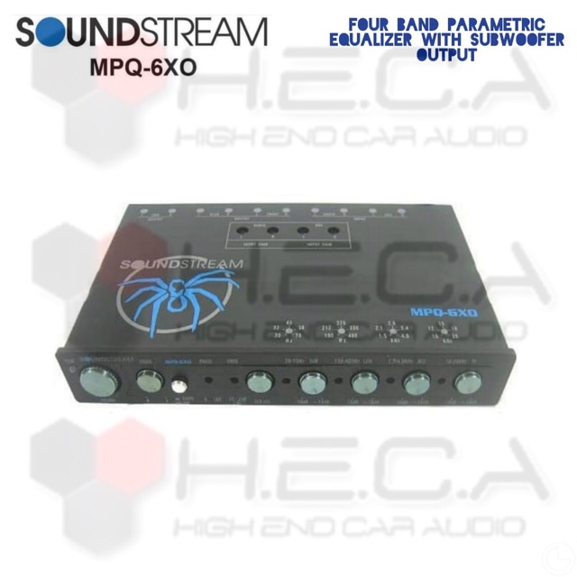 Soundstream MPQ-6XO Processor Prosesor EQ Parametric Equalizer DSP