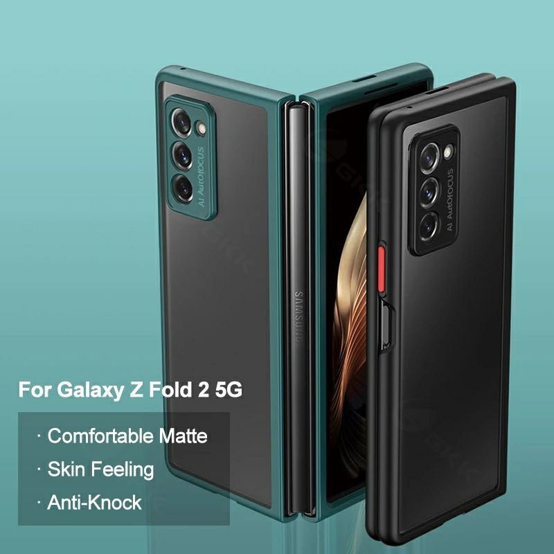 Hybrid MATTE Samsung Z FOLD 2 case casing cover FROSTED