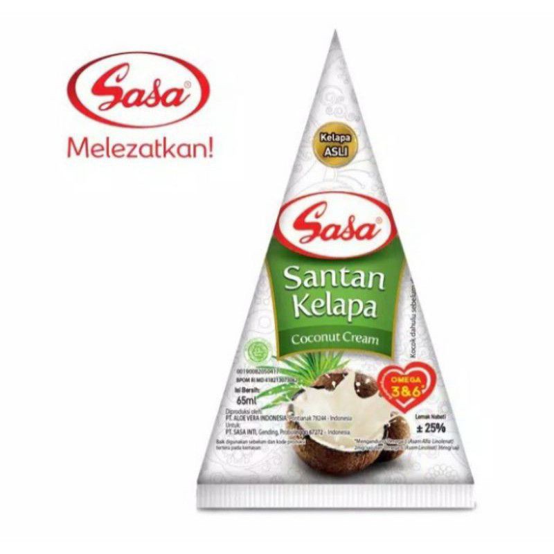 

SASA SANTAN CAIR 65 ML SANTAN KELAPA ASLI