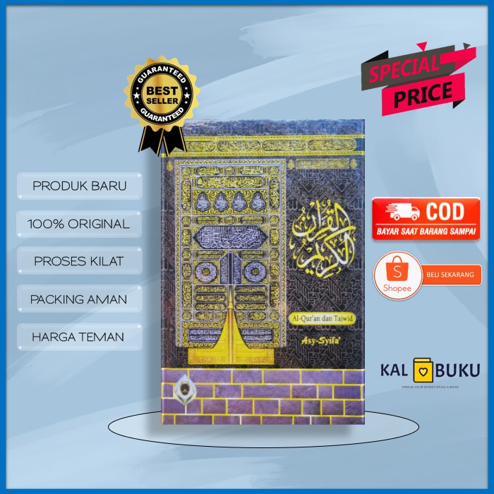 Al Quran Asy Syifa Pintu Kabah B5 Alquran Ka'bah Standar Al Qur'an Non Terjemah