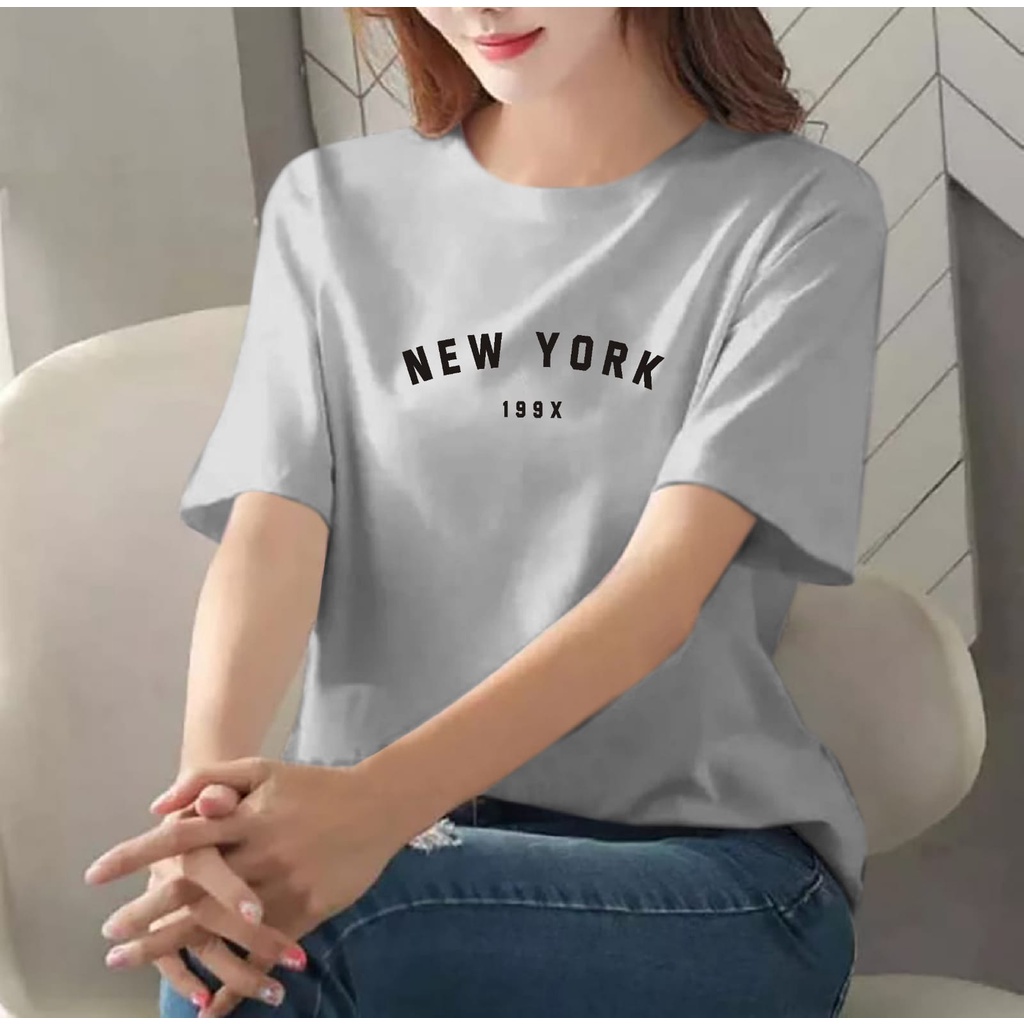 COLLECTION COOLS - BISA COD~BAJU NEW YORK LENGAN PENDEK GIRL TERBARU-KAOS DISTRO WANITA KEREN LENGAN PENDEK KEKINIAN-BAJU CEWEK TRENDY TERLARIS