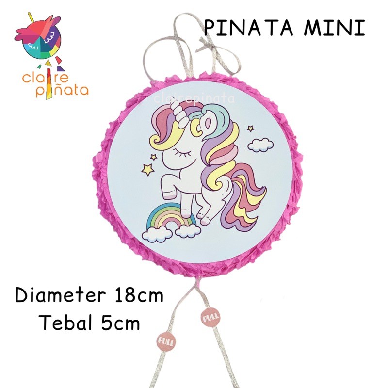 PINATA TARIK MINI CUTE UNICORN