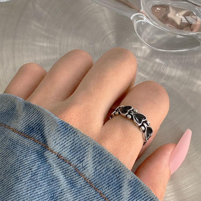 Cincin Bentuk Hati Gaya Harajuku