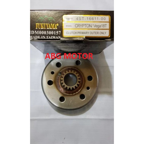 RUMAH MANGKOK KAMPAS GANDA OTOMATIS SPROKET SPORKET YAMAHA VEGA CRYPTON 18T FUKUYAMA