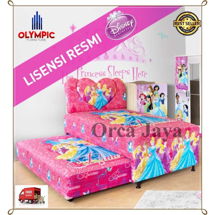 SpringBed 2 In 1 Princess120/Kasur Sorong Olympic Uk.120X200 DROP