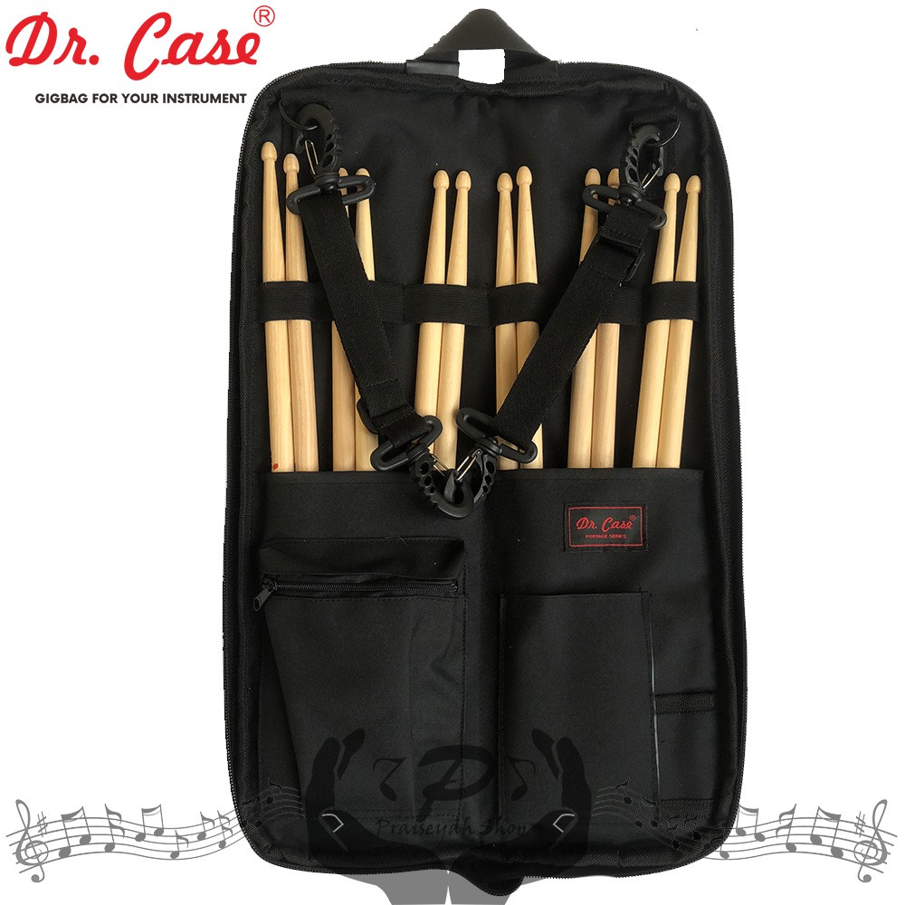 Dr Case Stick Drum Practice Series Softcase Tas Stik ORIGINAL Cokelat