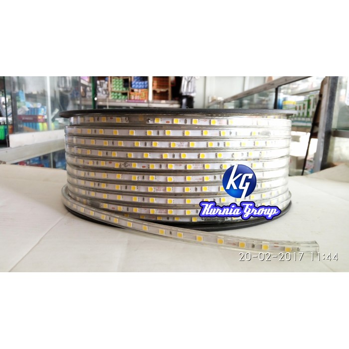 LED STRIP HIJAU 10m + ADAPTOR SIAP PAKAI LAMPU SELANG IJO SMD 5050 INDOR OUTDOR LISTRIK TERMURAH