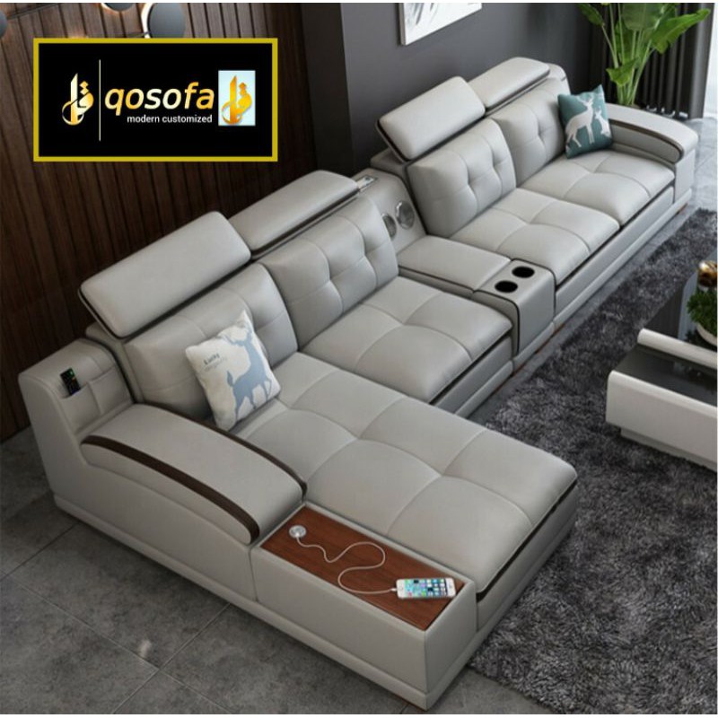 Jual Sofa L Shape Premium Full Set Ruang Tamu | Shopee Indonesia