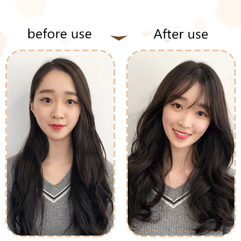 Diy Curler Rambut Akar Perm Plastik Jepit Rambut Alat Wanita Berbulu Poni Styling Klip Mulus Memutar Volumizing Bangs Clip