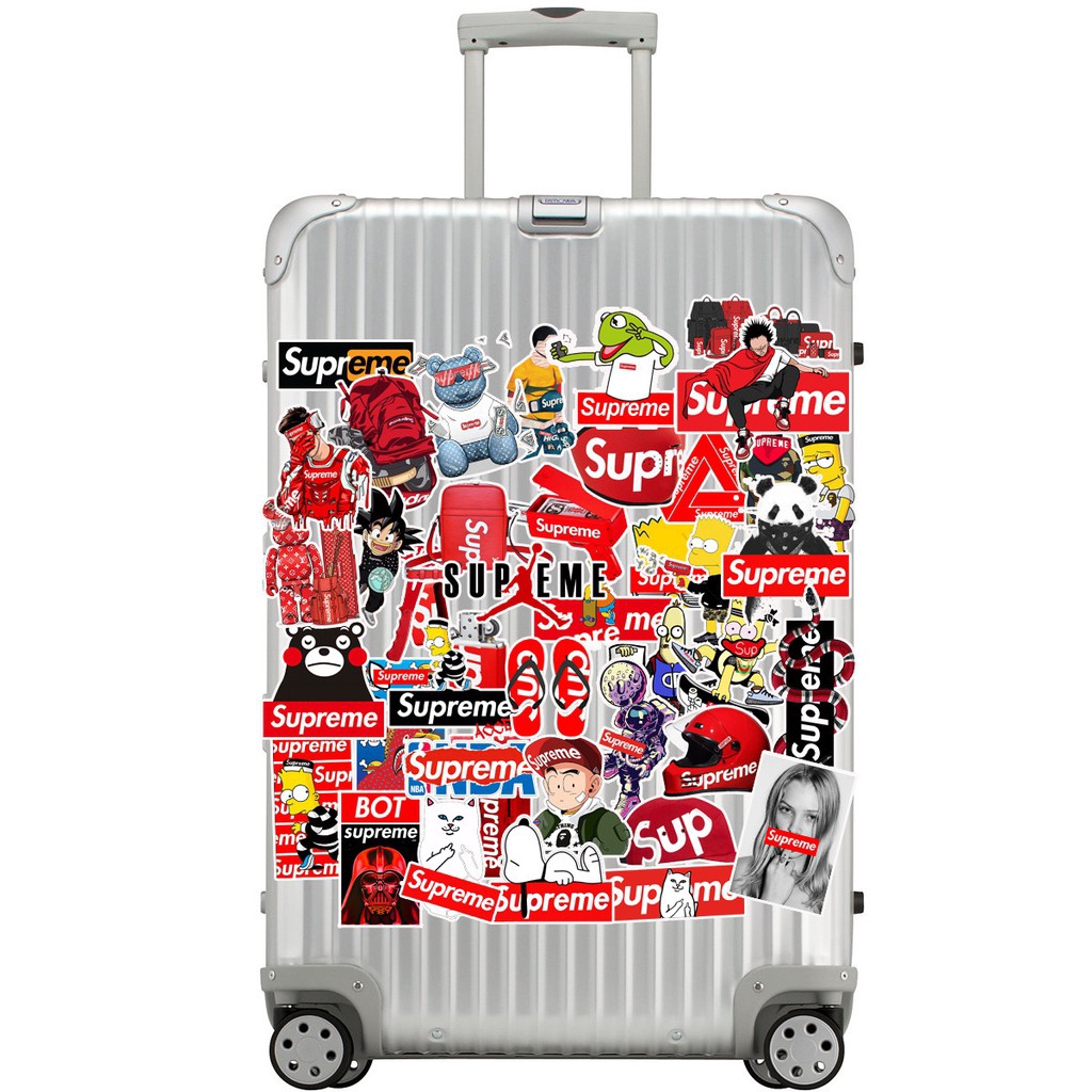 50 personalized tide brand supreme stickers luggage trolley guitar notebook personalized stickers stickers