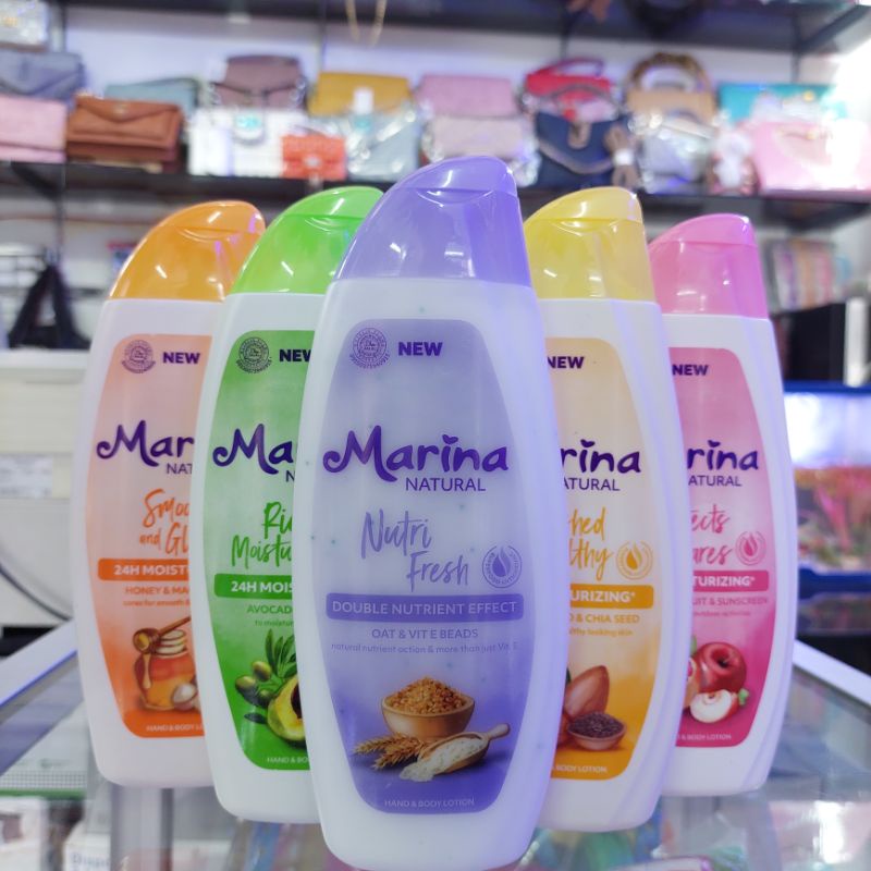 MARINA Hand Body Lotion Natural 190ml. (NEW LOOK!!!)