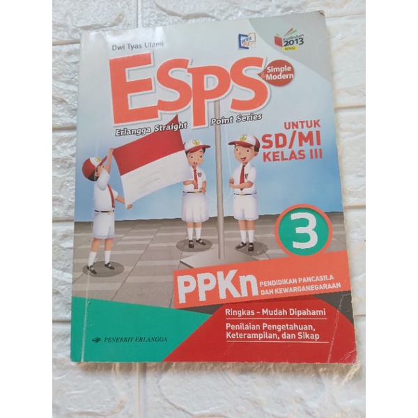 

BUKU ESPS PPKN KELAS 3 SD BUKU BEKAS ORIGINAL MULUS