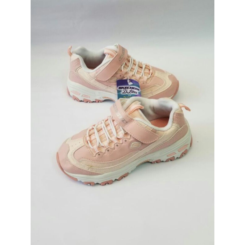 SEPATU ANAK SKECHERS DLITES D'LITES KIDS JUNIOR SHOES FOR GIRLS / SKECHERS ANAK PEREMPUAN