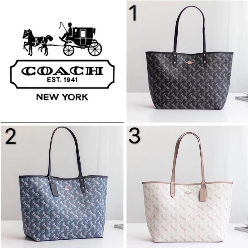 Asli baru Coach 91107 Tas WanitaTas Tote ，tas kulit sapi，tas pundak wanita import tas tote， Kapasita