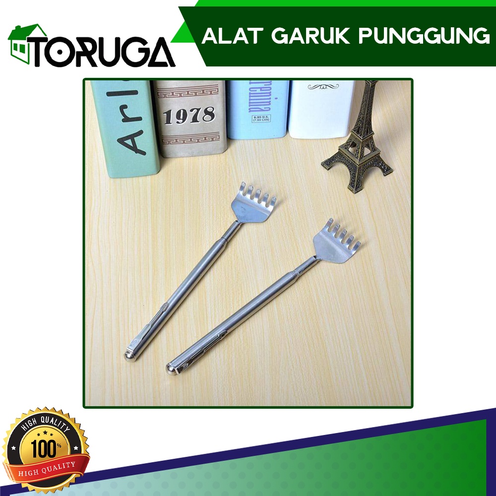 Alat garuk punggung stainless penggaruk garukan back scratch